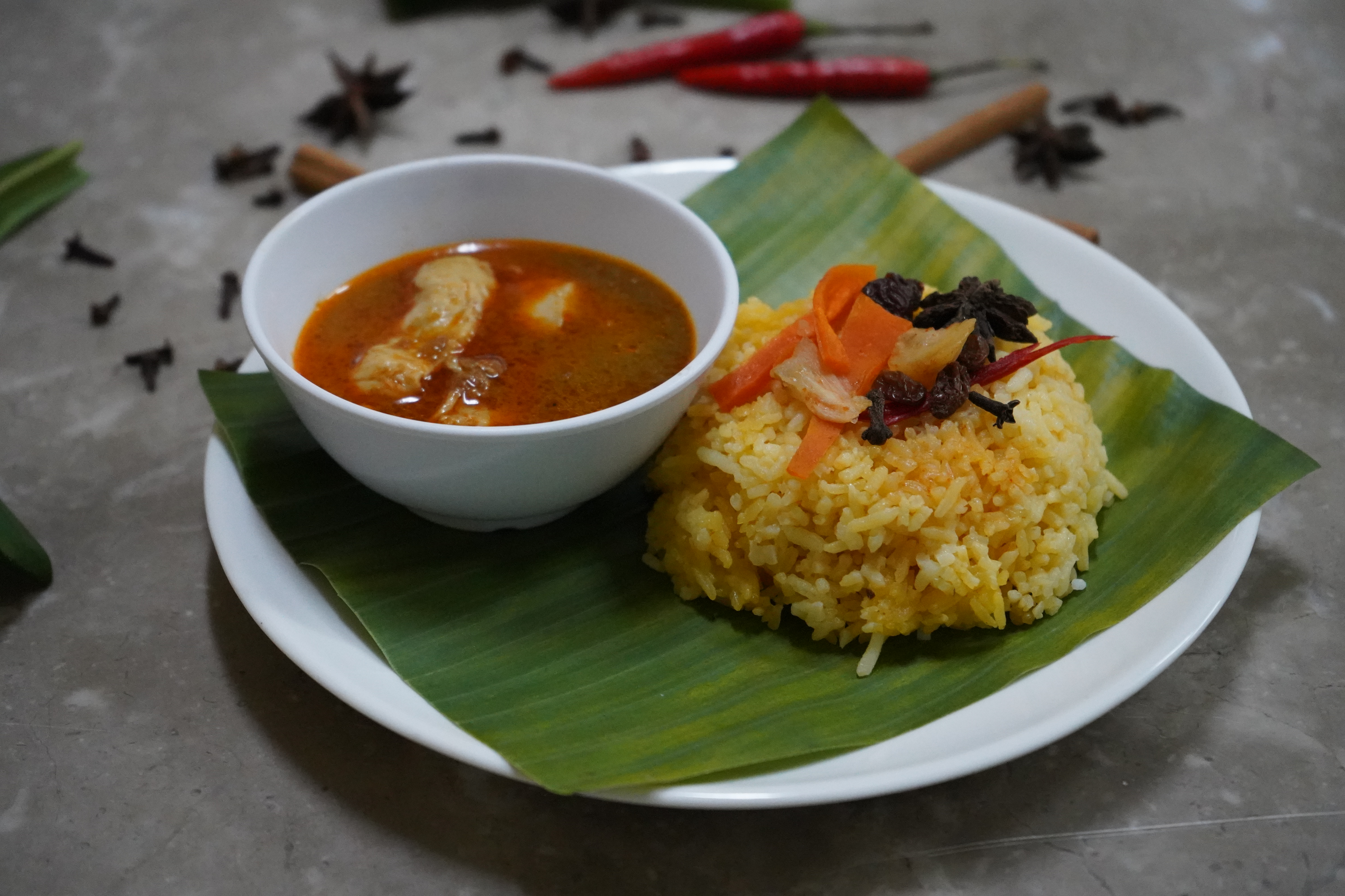 Nasi Minyak Gulai Ayam